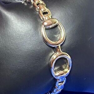 Trending Gold Horse-Bit Bangle Bracelet